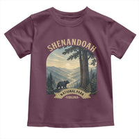 Shenandoah National Park Toddler T Shirt Vintage Virginia Nature Mountain Bear