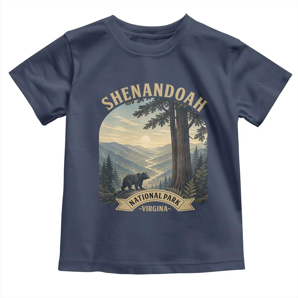 Shenandoah National Park Toddler T Shirt Vintage Virginia Nature Mountain Bear