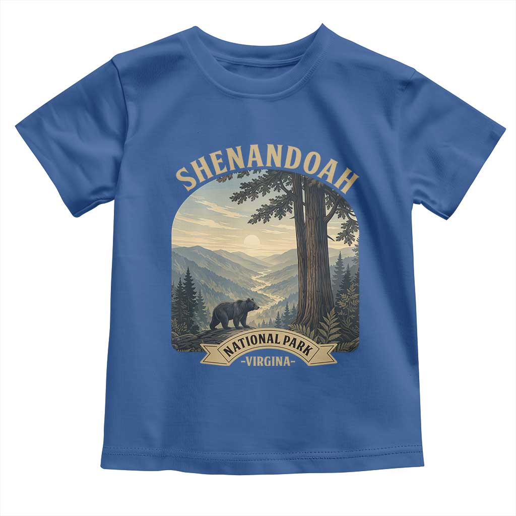 Shenandoah National Park Toddler T Shirt Vintage Virginia Nature Mountain Bear