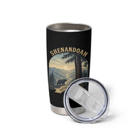 Shenandoah National Park Tumbler Cup Vintage Virginia Nature Mountain Bear