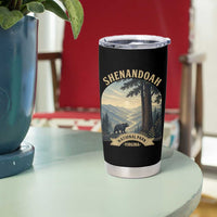 Shenandoah National Park Tumbler Cup Vintage Virginia Nature Mountain Bear