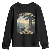 Shenandoah National Park Youth Sweatshirt Vintage Virginia Nature Mountain Bear