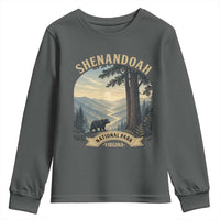 Shenandoah National Park Youth Sweatshirt Vintage Virginia Nature Mountain Bear