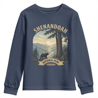 Shenandoah National Park Youth Sweatshirt Vintage Virginia Nature Mountain Bear