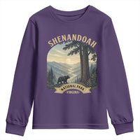 Shenandoah National Park Youth Sweatshirt Vintage Virginia Nature Mountain Bear