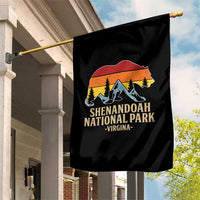 Shenandoah National Park Garden Flag Vintage Virginia Mountains Bear
