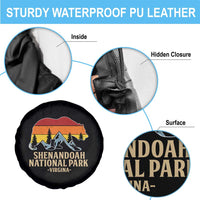 Shenandoah National Park Spare Tire Cover Vintage Virginia Mountains Bear