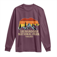 Shenandoah National Park Long Sleeve Shirt Vintage Virginia Mountains Bear