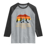 Shenandoah National Park Raglan Shirt Vintage Virginia Mountains Bear
