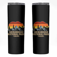 Shenandoah National Park Skinny Tumbler Vintage Virginia Mountains Bear