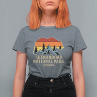 Shenandoah National Park T Shirt For Women Vintage Virginia Mountains Bear