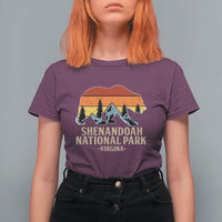 Shenandoah National Park T Shirt For Women Vintage Virginia Mountains Bear