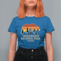Shenandoah National Park T Shirt For Women Vintage Virginia Mountains Bear