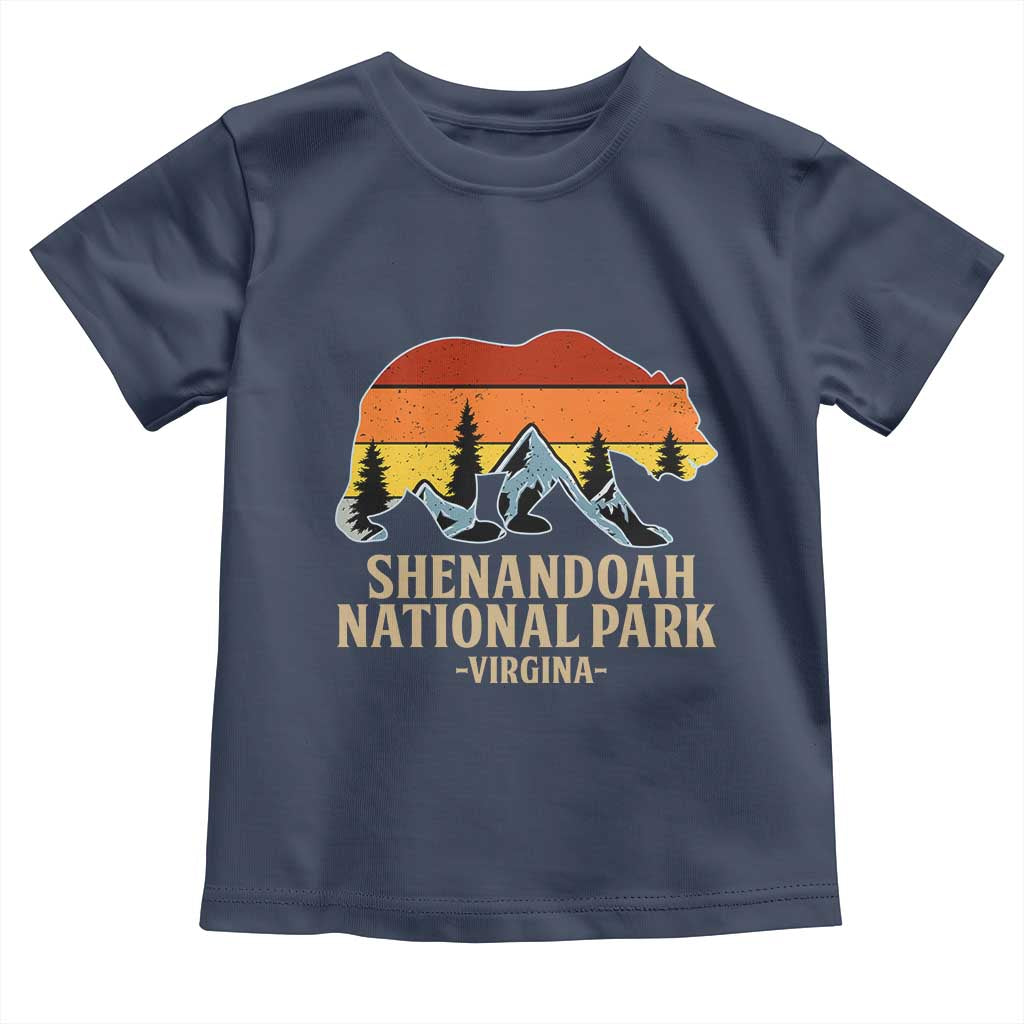 Shenandoah National Park Toddler T Shirt Vintage Virginia Mountains Bear
