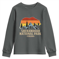 Shenandoah National Park Youth Sweatshirt Vintage Virginia Mountains Bear