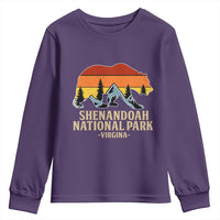Shenandoah National Park Youth Sweatshirt Vintage Virginia Mountains Bear