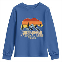 Shenandoah National Park Youth Sweatshirt Vintage Virginia Mountains Bear