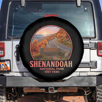 Shenandoah National Park Spare Tire Cover Vintage Virginia Mountain Landscape