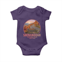 Shenandoah National Park Baby Onesie Vintage Virginia Mountain Landscape