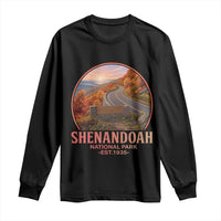 Shenandoah National Park Long Sleeve Shirt Vintage Virginia Mountain Landscape
