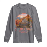 Shenandoah National Park Long Sleeve Shirt Vintage Virginia Mountain Landscape