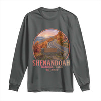 Shenandoah National Park Long Sleeve Shirt Vintage Virginia Mountain Landscape