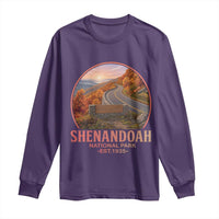 Shenandoah National Park Long Sleeve Shirt Vintage Virginia Mountain Landscape