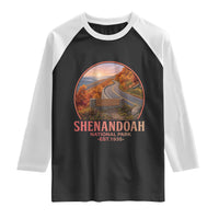 Shenandoah National Park Raglan Shirt Vintage Virginia Mountain Landscape