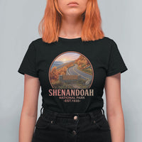 Shenandoah National Park T Shirt For Women Vintage Virginia Mountain Landscape