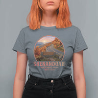 Shenandoah National Park T Shirt For Women Vintage Virginia Mountain Landscape