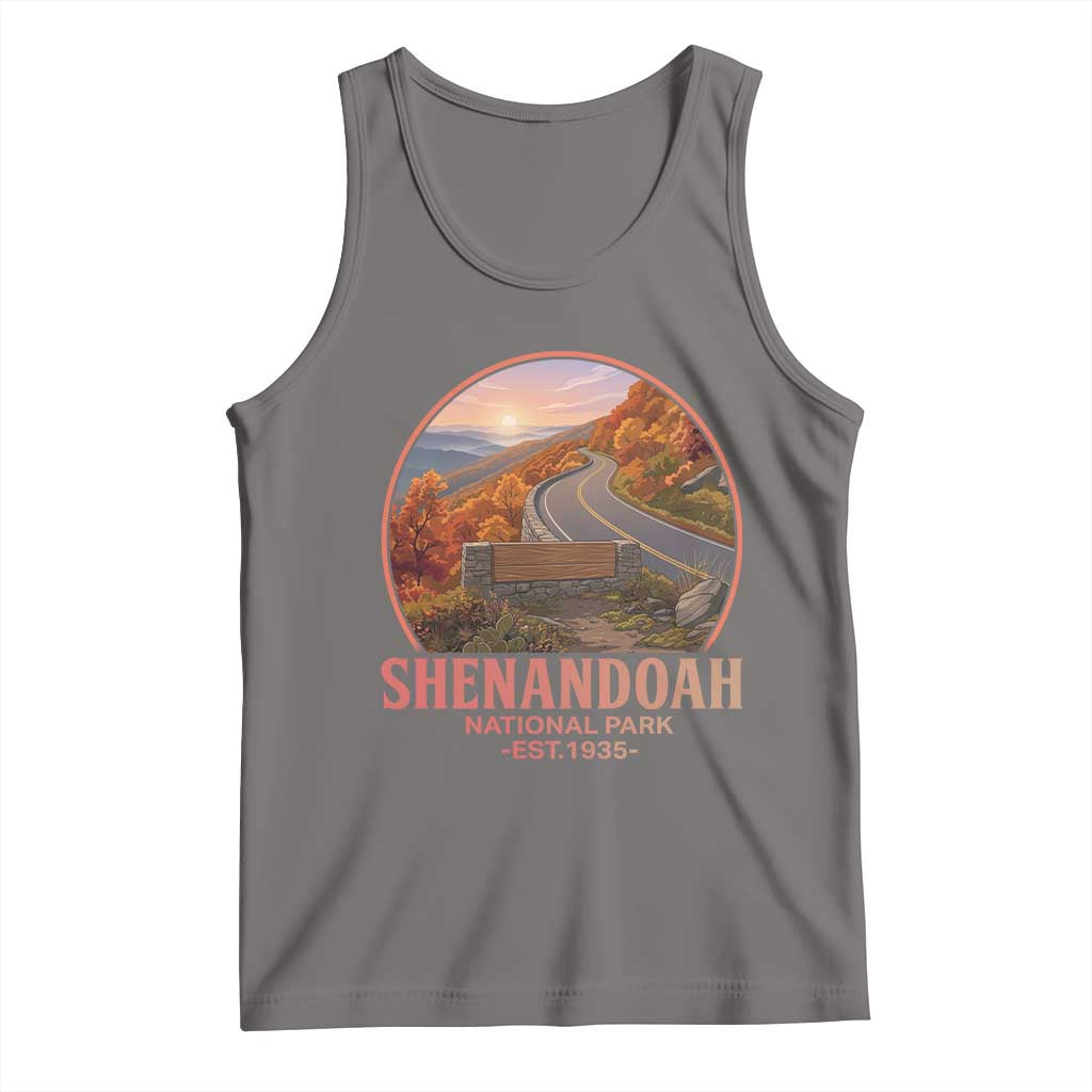 Shenandoah National Park Tank Top Vintage Virginia Mountain Landscape