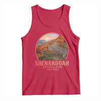 Shenandoah National Park Tank Top Vintage Virginia Mountain Landscape