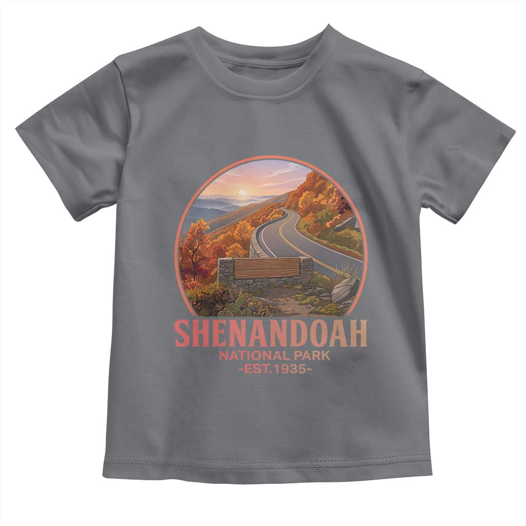 Shenandoah National Park Toddler T Shirt Vintage Virginia Mountain Landscape