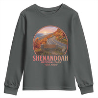 Shenandoah National Park Youth Sweatshirt Vintage Virginia Mountain Landscape