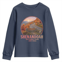 Shenandoah National Park Youth Sweatshirt Vintage Virginia Mountain Landscape