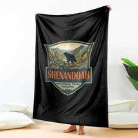Shenandoah National Park Throw Blanket Virginia Black Bear Mountain