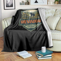 Shenandoah National Park Throw Blanket Virginia Black Bear Mountain