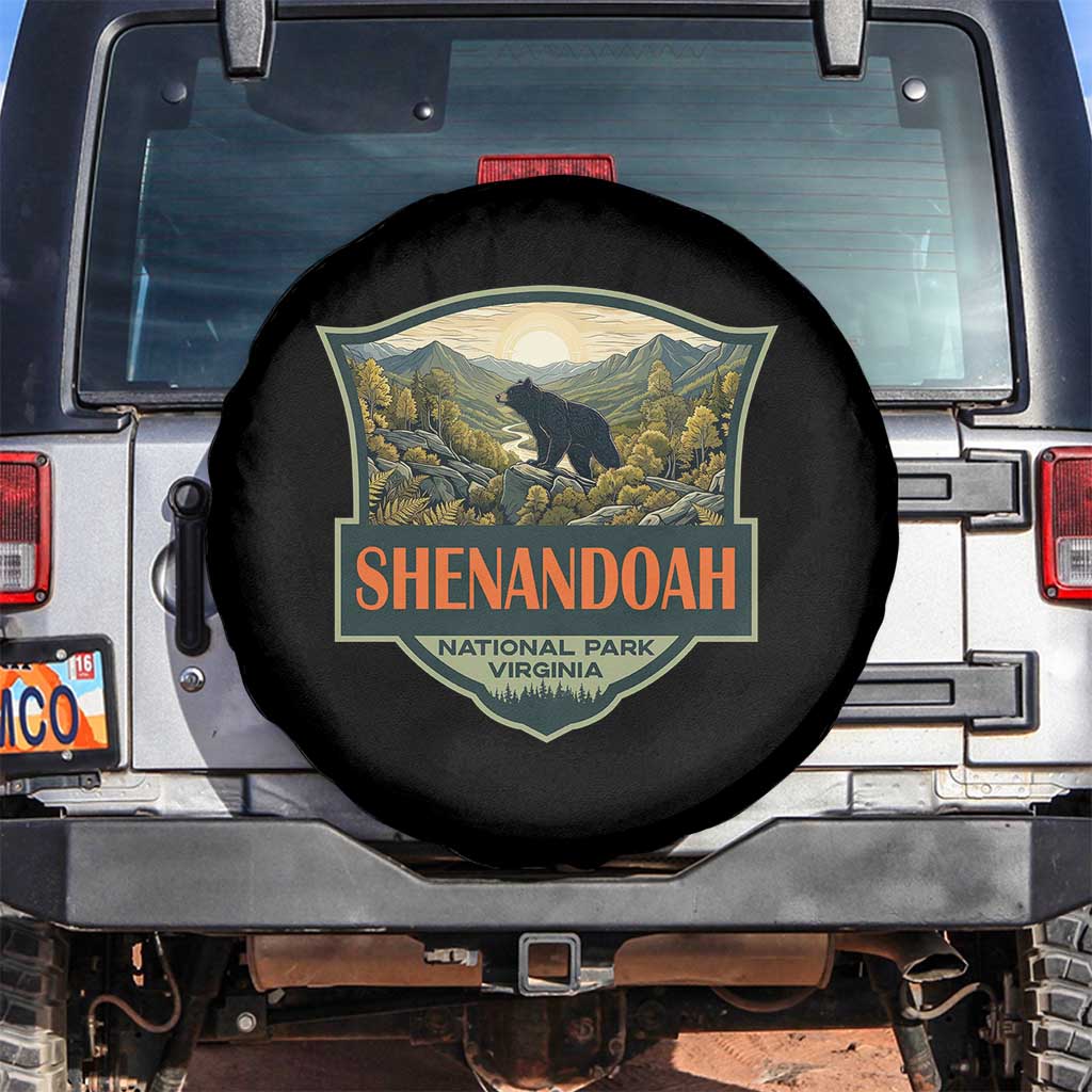 Shenandoah National Park Spare Tire Cover Virginia Black Bear Mountain