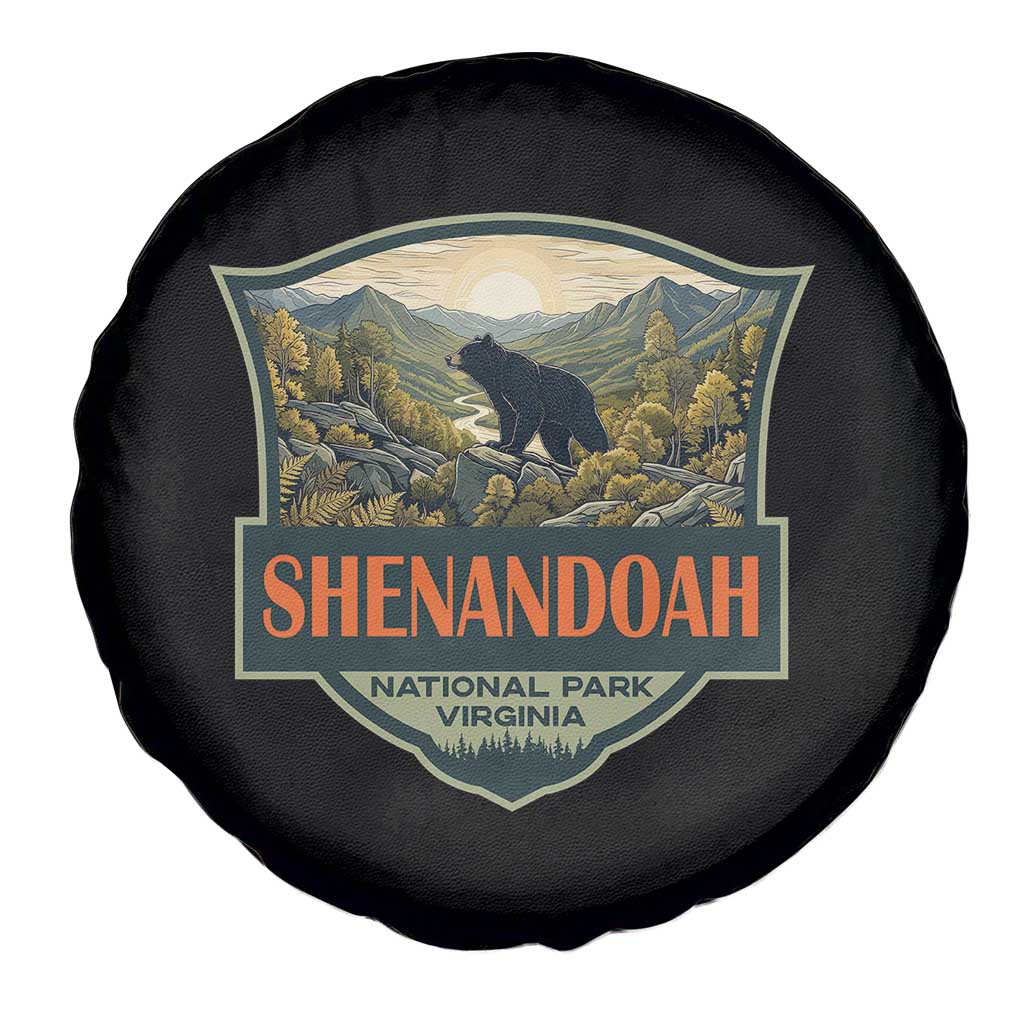 Shenandoah National Park Spare Tire Cover Virginia Black Bear Mountain