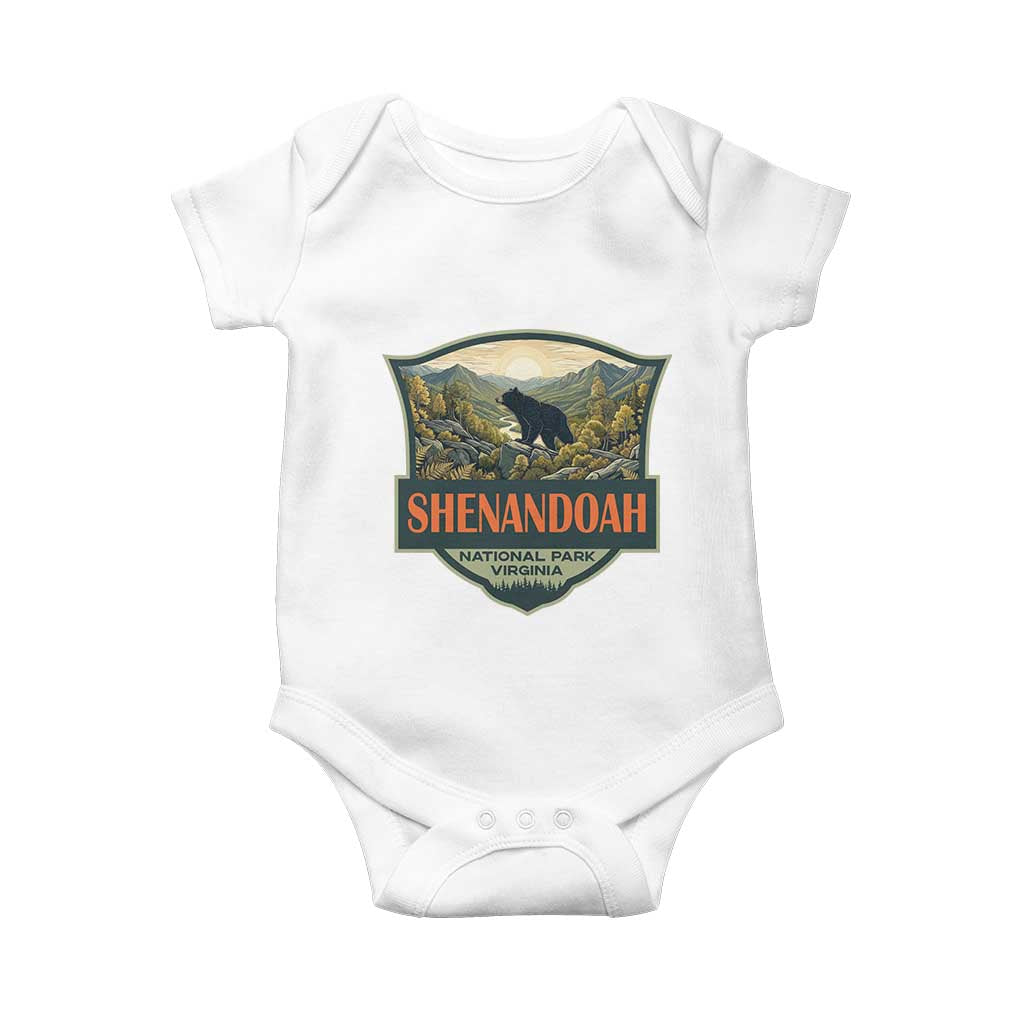 Shenandoah National Park Baby Onesie Virginia Black Bear Mountain