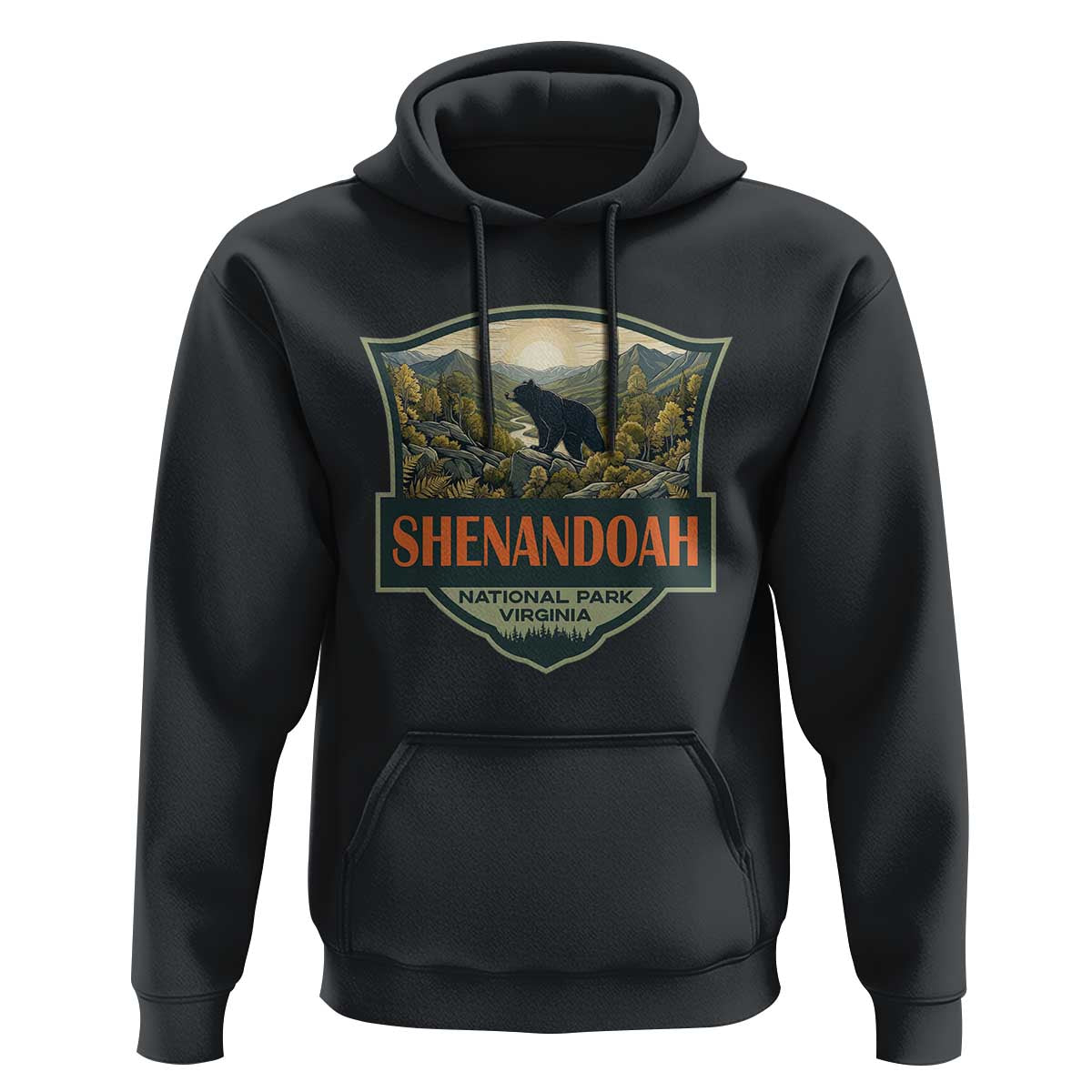 Shenandoah National Park Hoodie Virginia Black Bear Mountain