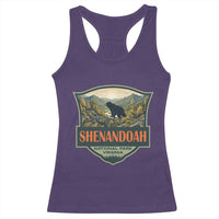 Shenandoah National Park Racerback Tank Top Virginia Black Bear Mountain