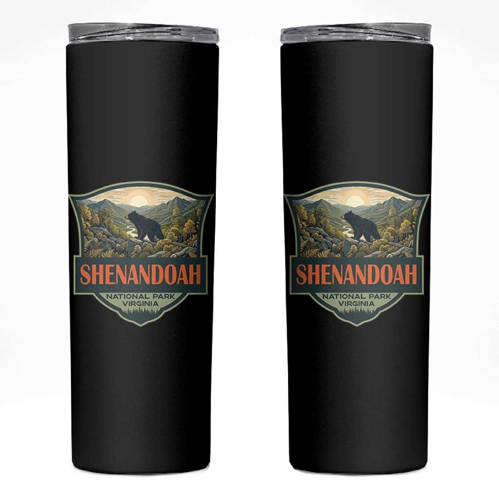Shenandoah National Park Skinny Tumbler Virginia Black Bear Mountain