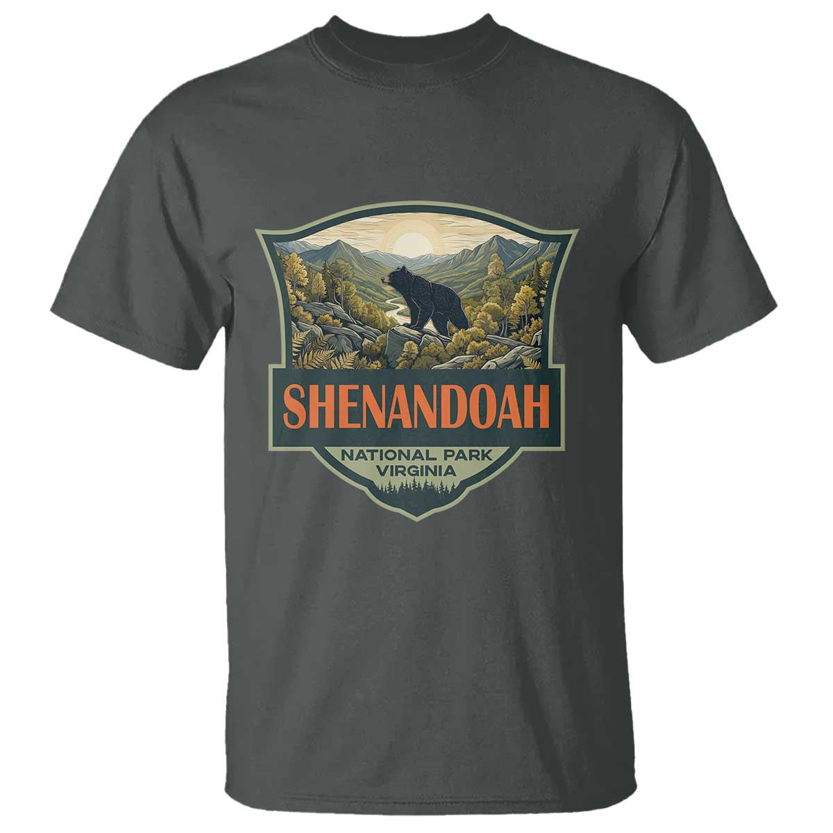 Shenandoah National Park T Shirt Virginia Black Bear Mountain