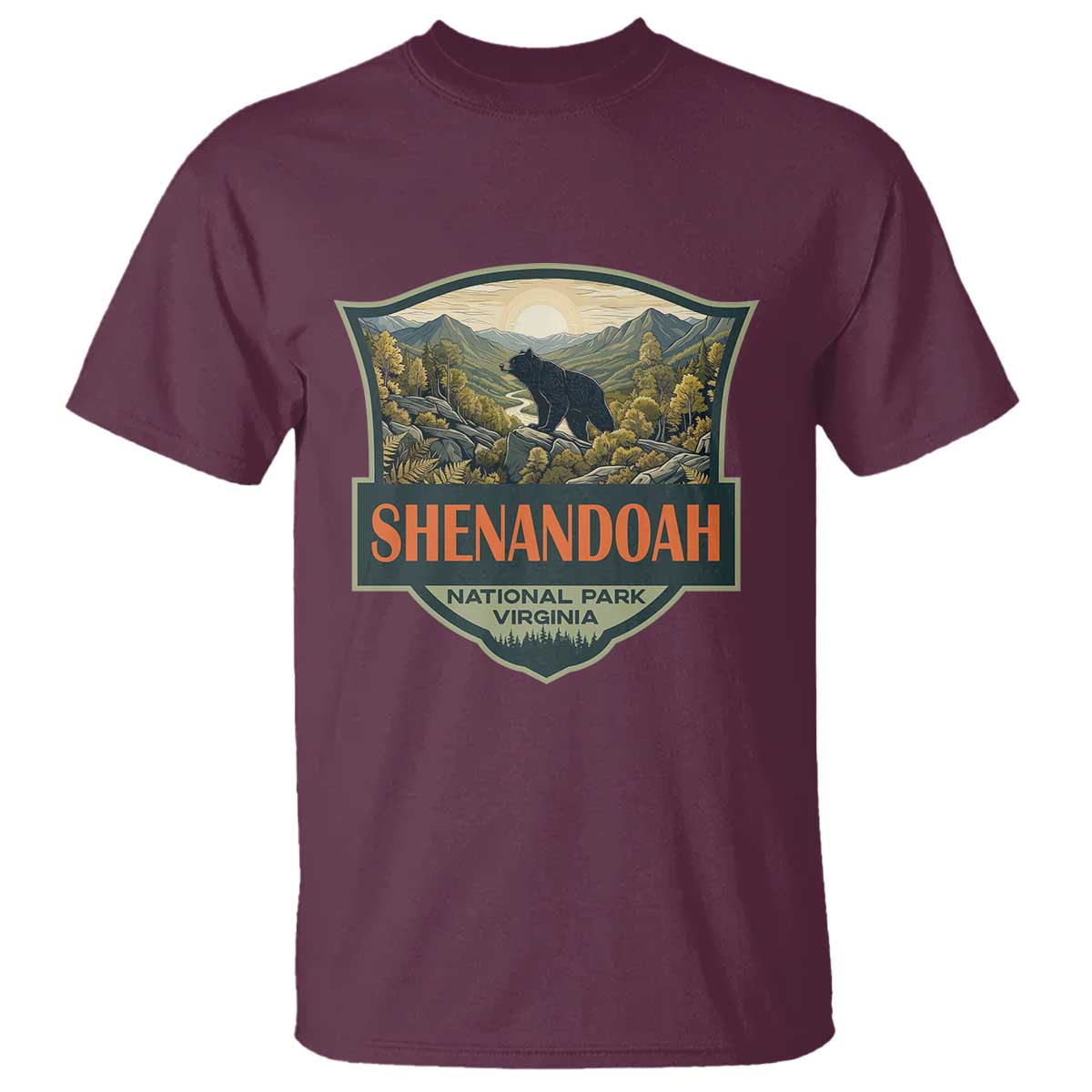 Shenandoah National Park T Shirt Virginia Black Bear Mountain
