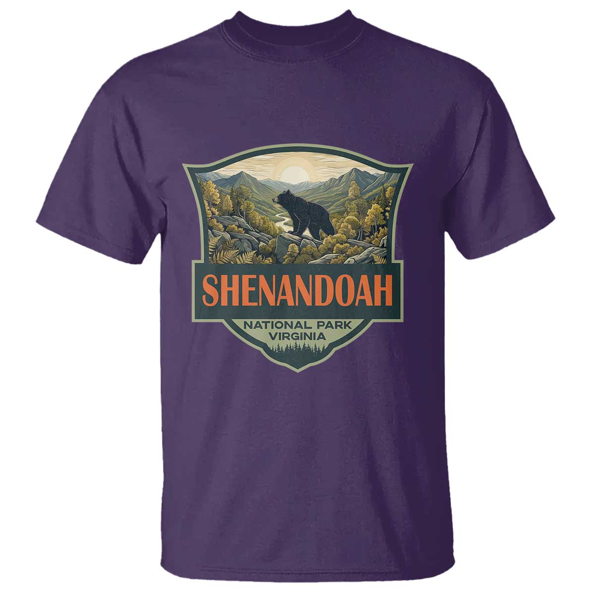 Shenandoah National Park T Shirt Virginia Black Bear Mountain