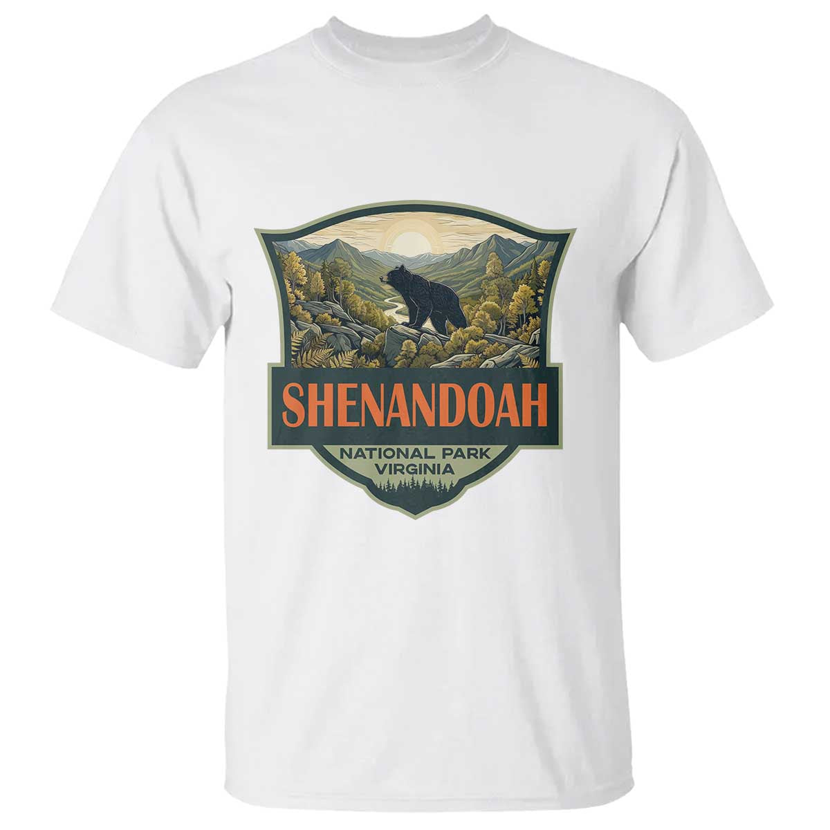 Shenandoah National Park T Shirt Virginia Black Bear Mountain