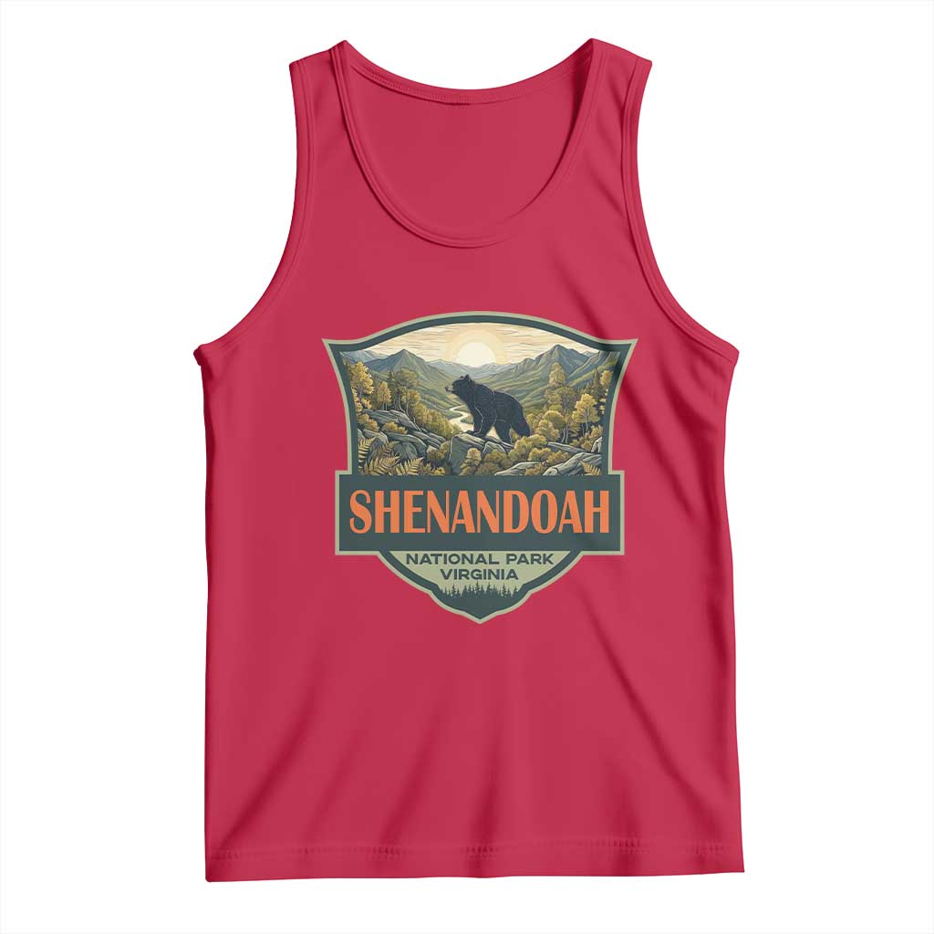 Shenandoah National Park Tank Top Virginia Black Bear Mountain