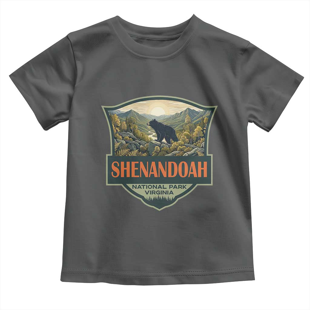 Shenandoah National Park Toddler T Shirt Virginia Black Bear Mountain