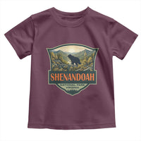Shenandoah National Park Toddler T Shirt Virginia Black Bear Mountain
